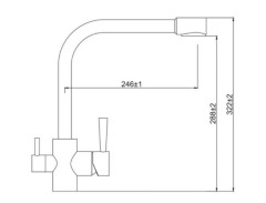 Смеситель для кухни Kaiser 26044