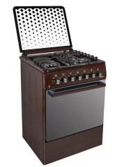 Комбинированная плита Ideal L355 ГК коричневый