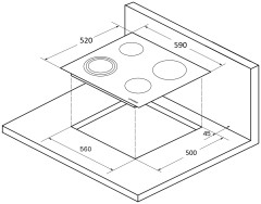 Электрическая варочная панель Kuppersberg ECS 603