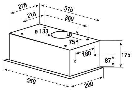 Встраиваемая вытяжка Kuppersbusch DEL 5100.0 S