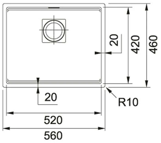 Кухонная мойка Franke 125.0630.924