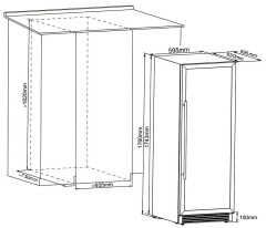 Встраиваемый винный шкаф Cellar Private CP165-2T