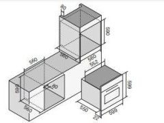 Электрический духовой шкаф Panoramagic ILVE OV60PMT3/MK матовый черный фурн. хром