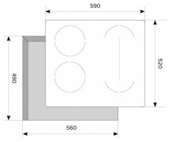 Индукционная варочная панель Akpo PIA 6094117CC WH