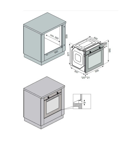 Электрический духовой шкаф Jacky's JO EN7618