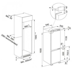 Встраиваемый холодильник Franke FCB 360 V NE E