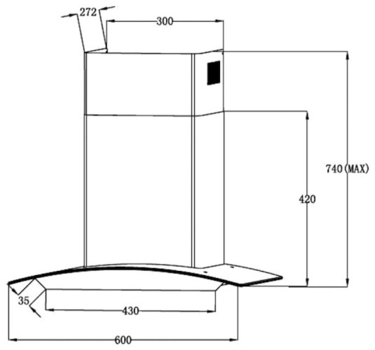 Кухонная вытяжка Exiteq EX-2016
