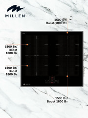 Индукционная варочная панель Millen MIH 602 BL