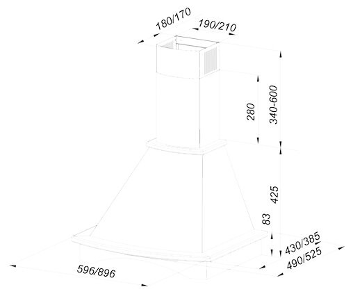 Кухонная вытяжка Exiteq EX-5049
