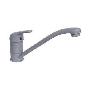 Смеситель для кухни Polygran низкий серый № 14