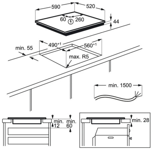 Индукционная варочная панель Electrolux LIT 60430 BW