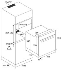 Электрический духовой шкаф Teka HBB 720 BK