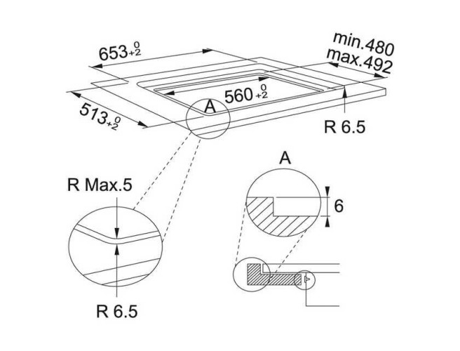 Индукционная варочная панель Franke FMA 654 I F BK 108 0606 111