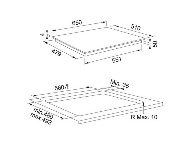 Индукционная варочная панель Franke FMA 654 I F BK 108 0606 111