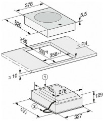 Индукционная варочная панель Miele CS 7611