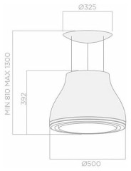 Кухонная вытяжка Elica Shining Copper/F/50