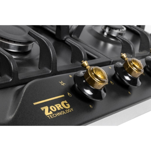 Газовая варочная панель ZorG BP5 FD RBL
