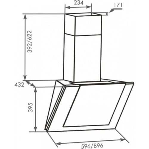 Кухонная вытяжка ZorG Titan 750 60 M бежевый