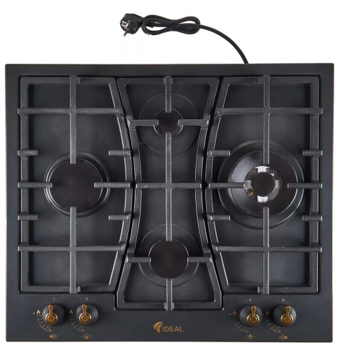 Газовая варочная панель Ideal 35227N черный