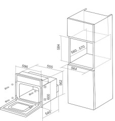 Электрический духовой шкаф Electronicsdeluxe 6006.05 эшв-010