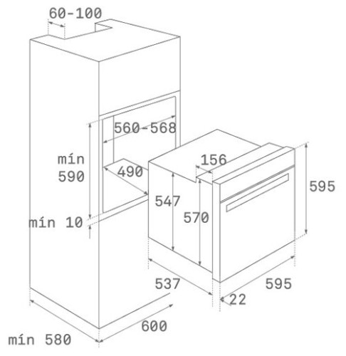 Электрический духовой шкаф Teka HSB 645 SS IX
