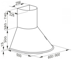 Кухонная вытяжка Kaiser A-9423 GrBE Eco