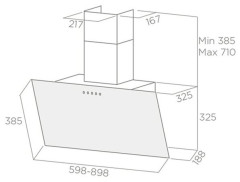 Встраиваемая вытяжка Elica Shiver BL/A/60