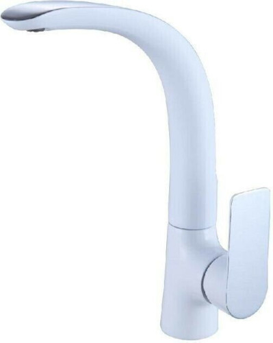 Смеситель для кухни Aquanet Arctic хром/белый AF520-41CW