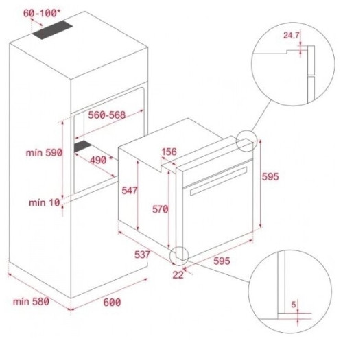 Электрический духовой шкаф Teka HCB 6535 WH