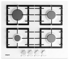 Газовая варочная панель Akpo PGA 604 BGC WH
