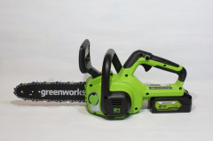 Аккумуляторная цепная пила GreenWorks G24CS25K4 2007707UB