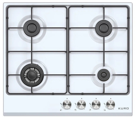 Газовая варочная панель KURO KHG 641 WH