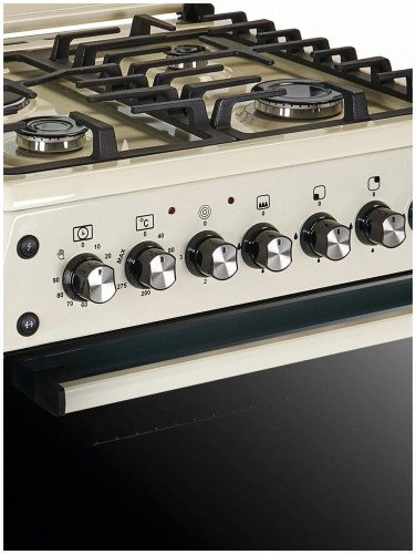 Комбинированная плита Ideal L405 ГК молочный