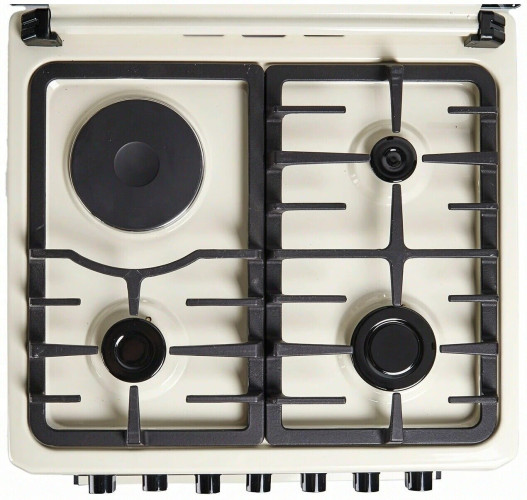 Комбинированная плита Ideal L405 ГК молочный