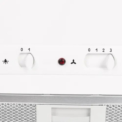 Кухонная вытяжка Elikor Эпсилон 60П-430-П3Л белый/серебро