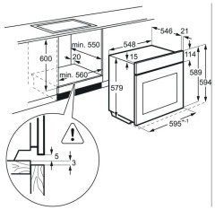 Электрический духовой шкаф Electrolux OPEB 9953X
