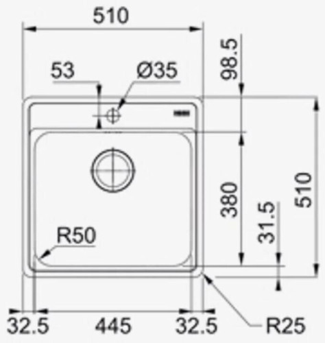 Кухонная мойка Franke BCX 210-51 TL 127.0688.779