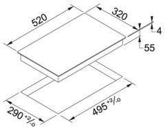 Индукционная варочная панель Franke FHSM 302 2I BK