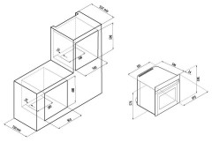 Электрический духовой шкаф Fornelli FET 60 Forte BL