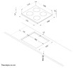 Электрическая варочная панель Korting HK 62001 BW