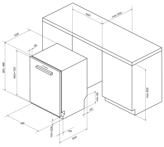 Посудомоечная машина Kuppersberg GL 6033