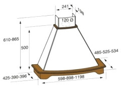 Кухонная вытяжка Jet Air Denver WH/A/60