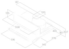 Встраиваемая вытяжка Elica Ciak GR A/56