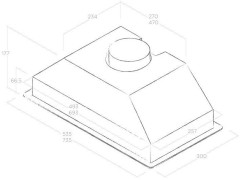 Встраиваемая вытяжка Elica Era S IX/A/60