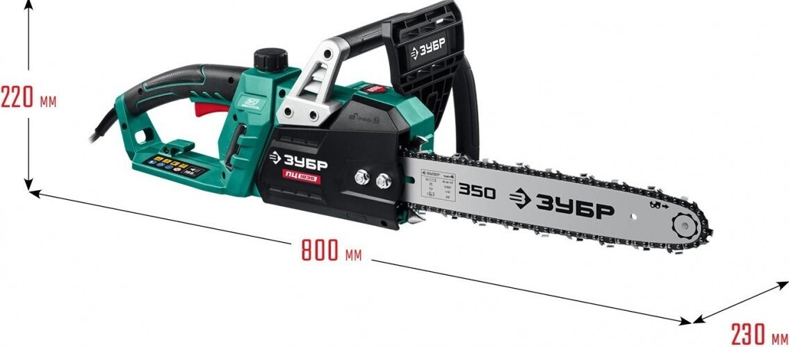 Электрическая цепная пила Зубр ПЦ-1835