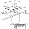 Газовая варочная панель Electrolux GEE 363 MX