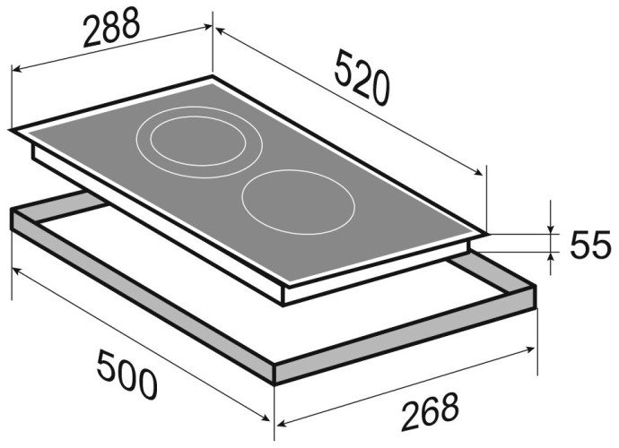 Индукционная варочная панель Zigmund&Shtain CI 33.3 B