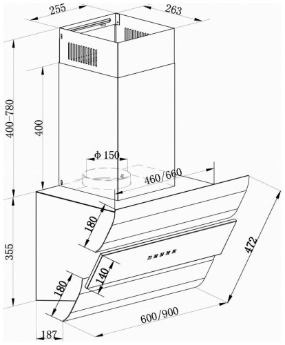 Кухонная вытяжка Kaiser AT-9450 Eco