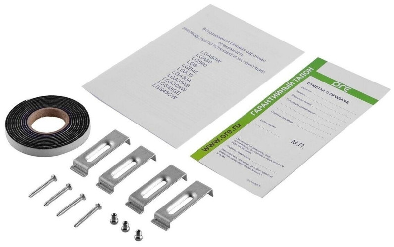 Газовая варочная панель ORE LGS45GW