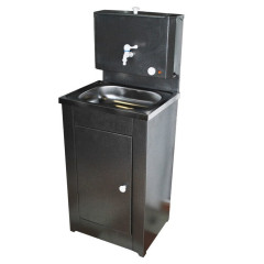 Электрический накопительный водонагреватель Вихрь КОМФОРТ с подогревом/нержавеющая мойка/цвет серебро